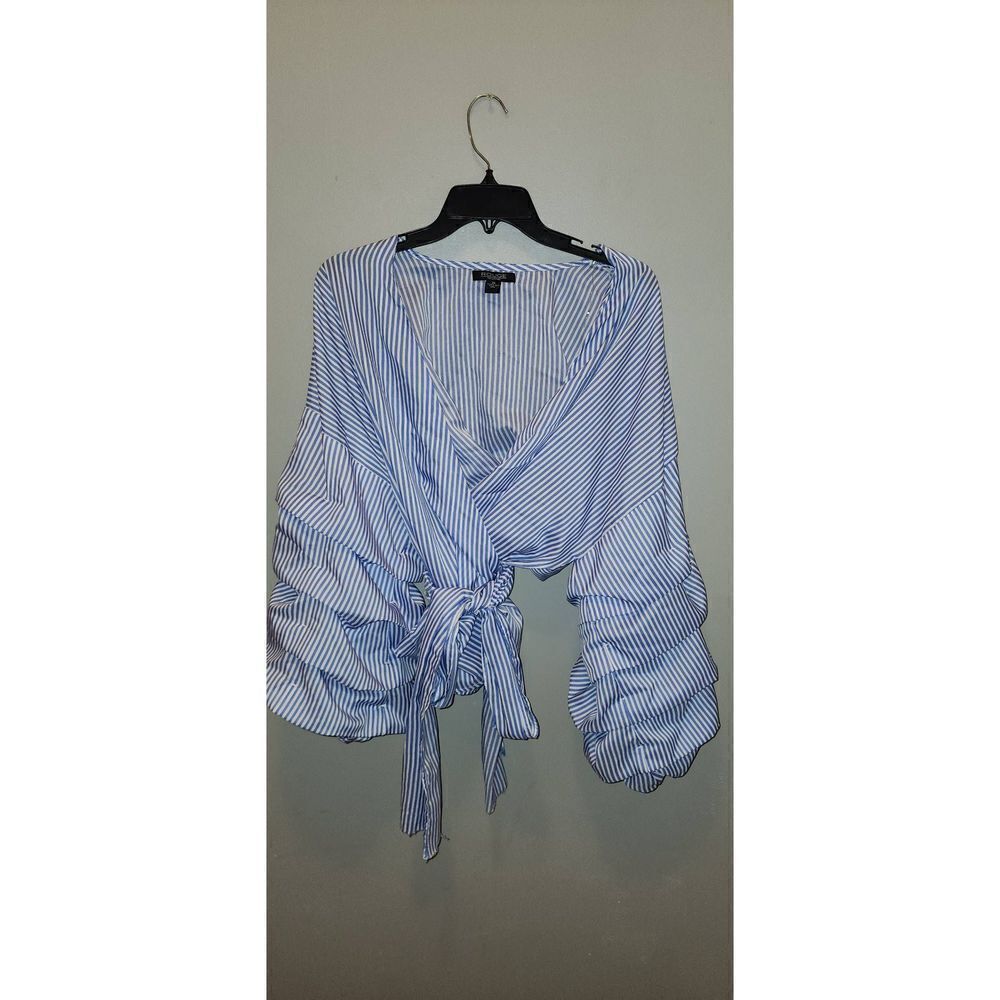 Rouge Collection Blue Stripe Shirt